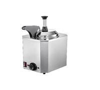 Dispenser elettrico for scalda formaggio nacho con pompa in acciaio inossidabile for uso alimentare for sciogliere salse al curry con peperoncino caramello caldo fondente(2 Pump Type B)