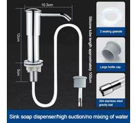 Dispenser ergonomico sapone pressa manuale per lavandino cucina con prevenzione