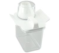 Dispenser ermetico multiuso con misurino per elementi essenziali per la casa