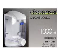Dispenser Erogatore Sapone Liquido Da Parete 1Lt Dosatore Bagno