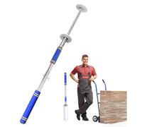 Dispenser estensibile per pallet con manico lungo, macchina imballatrice per film estensibile, supporto per asta per dispenser di film di larghezza 30-50 cm, rotoli da 3,8 cm a 7,6 cm di diametro