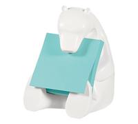 Post-it Dispenser ricaricabile Orso bianco + ricarica azzurra Super Sticky Z-Notes 76x76 mm 90 fogli