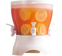 Dispenser for bevande, contenitore a 3 scomparti con rubinetti e, secchio d'acqua fredda, 5, l/200