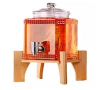 Dispenser for bevande da 3 litri con rubinetto, secchiello for teiera for frutta for la casa, caraffa for dispenser for succhi, bocca larga facile da riempire for limonata, succhi di frutta, tè freddo