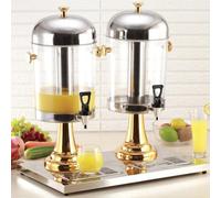 Dispenser For Bevande In Acciaio Inossidabile Con Rubinetto, Dispenser For Succhi Caldi Freddi, Grande Capacità For Tè Caldo, Caffè, Latte Freddo, Acqua, Succhi Di Frutta, Birra(Gold,16L)