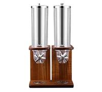 Dispenser for cereali da 1-3 griglie, contenitori for alimenti secchi da banco, distributore di caramelle, for cereali, snack, cibo for cani, fagioli, chicchi di caffè ( Color : Brown , Size : 7L )