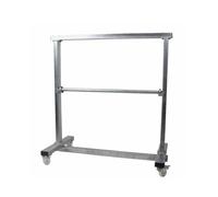 Dispenser For Rotoli Di Pluriball Con Ruote, Supporto Manuale In Piedi For Schiuma For Cuscino, Scaffale For Imballaggio For Corriere, Capacità Carico 250 Kg For Lo Spostamento(Width 80cm)