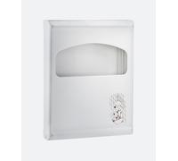 Dispenser Igienico per Carta Copriwater Bianco MarPlast | Distributore 200 fogli