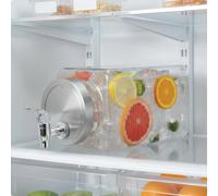 Dispenser in Cristallo con Rubinetto Anti-Perdita Caraffa Acqua Fredda
