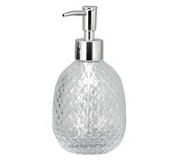 Dispenser in vetro Diamond trasparente Trasparente brillante cromato