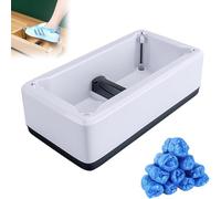 Dispenser Intelligente di Copriscarpe, Dispenser Automatico di Copriscarpe USA E Getta con 200 Copriscarpe in Plastica USA E Getta, Copriscarpe Portatile per Casa, Affari, Negozio, Uffic, White