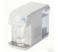 Dispenser istantaneo di acqua calda fredda 2 in 1 da banco, sacca di ghiaccio elettronica incorporata da 500 ml, regolazione della temperatura da 25 a 100 ℃, 8 volumi d'acqua, per uso domestico