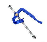 Dispenser manuale di pasta saldante per riparazione di circuiti stampati, applicatore di flusso da 5-10 cc con stantuffo in metallo, design ergonomico, compatto (blu)