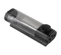 Dispenser manuale per sapone e shampoo a tripla testa, in ABS, da parete, ricaricabile, per bagno, doccia, cucina, hotel, scuola, bagno pubblico, bancone salvaspazio per gel liquido e lozioni (singolo