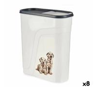 Dispenser Mascow Antracite 4 L Animali Domestici [8 Unità]