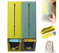 Dispenser modulare per bustine di tè da parete, contenitore per bustine con coperchio rimovibile, organizer per bustine di tè e caffè in ufficio e in cucina, con accesso con una sola mano B)