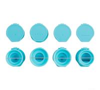 Dispenser multifunzionale per salse, per ketchup, condimenti per insalata e condimenti - ABS + guarnizione in silicone, 4 opzioni di stile (blu lago)