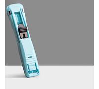 Dispenser Multiuso per Clip di Carta per Risparmiare Tempo, per Test degli Studenti e Rilegatura di documenti. Plastica Leggera (azzurro)