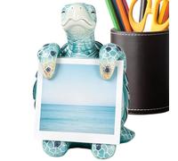 Dispenser Note Adesive con note adesive e statua di tartaruga marina in | Dispenser Portablocco con una Figurina Animale per Studenti Insegnanti Libreria Tavolo Scuola Casa Ufficio