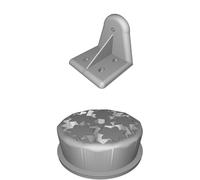 Dispenser Pellicola per Rotoli 3000ft x 12in BJ's Supporto Stampato 3D