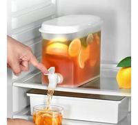 Dispenser per acqua fredda, erogatore per bevande con rubinetto, erogatore per bevande, dispenser per bevande, teiera per succhi con rubinetto, brocca frigo per bevande, teiera per latte e frutta