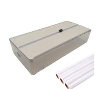 Dispenser Per Alluminio Con Taglierino Organizer Trasparente Antiscivolo | Distributore Film Alimentare Per Da Forno Casa Ristorante Piano Di Lavoro Cucina Cassetto