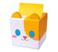 Dispenser per appunti Dormercy, 3x3 in, design magnetico, simpatico gatto, grande capacità (Registrazione brevetto)