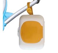 Dispenser per bagnato, contenitore ricaricabile, contenitore da viaggio, inodore, riutilizzabile per casa, campeggio, ufficio, dispenser per bagnato, porta salviette, 16 cm x 12 cm