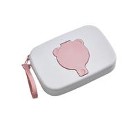 Dispenser per bambini Porta salviette portatile Custodia antipolvere Scatola contenitore modello orso Tenere bagnato Dispenser per bambini Supporto portatile Custodia antipolvere Scatola modello orso