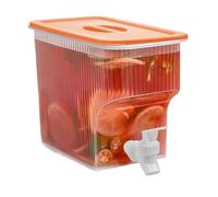 Dispenser Per Bevande - Barattolo Per Acqua Trasparente Da 3,9 Litri Con Rubinetto, Dispenser Portatile Per Bevande Fredde Per Limonata E Tè Freddo, Contenitore Sottile Per Frigorifero | Rubinetto A T