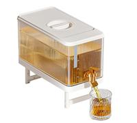 Dispenser per bevande con rubinetto - PP PET 4,5 L | Tanica per acqua per, brocca di frutta | contenitore per liquidi per piscina barbecue cucina e frigorifero