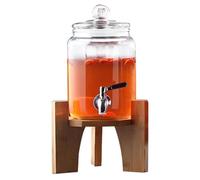 Dispenser per bevande con supporto, beccuccio a prova di perdite, grande dispenser per bevande, per feste, matrimoni, ristoranti (2,5 L)