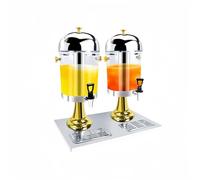Dispenser per bevande con supporto, rubinetto in acciaio inossidabile, dispenser per bevande per feste, dispenser per bevande a tenuta stagna per bar di nozze, dispenser per bevande a bocca larga (2