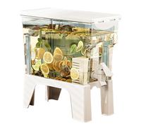 Dispenser per bevande, contenitore 'acqua per frigorifero, resistente ai raggi UV, piante finte colorate per giardino, vaso, fioriera, patio, passerella, portico, barbecue, cucina, eventi