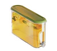 Dispenser per bevande da frigorifero - Elegante dispenser d'acqua dal design compatto, efficiente dispenser per bevande da frigorifero, comodo contenitore d'acqua con beccuccio, accessorio per acqua