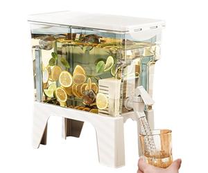 Dispenser per bevande - Dispenser per bevande in vetro | Dispenser per bevande | Piante colorate e eterne, resistenti ai raggi UV, per giardino, portico, vaso, fioriera, finestra, patio, passerella