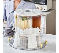 Dispenser per bevande fredde da 6 litri Rimovibile 4 griglie Ruota di 360 °