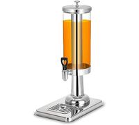 Dispenser per bevande fredde in acciaio inossidabile con rubinetto, dispenser per bevande fredde da 3 l/6 l, per succhi, tè, limonata, caffè freddo, cocktail (dimensioni : 3L) (3L)