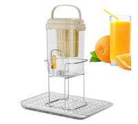 Dispenser per bevande ghiacciate, grande capacità con maniglia per il trasporto, dispenser per bevande per feste, campeggio, avventura, raccolta di bibite gassate, limonate e succhi di frutta