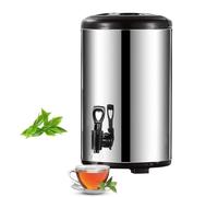 Dispenser per bevande in acciaio inossidabile da 8 litri con rubinetto, urna per catering termica isolata a doppia parete, urna per caffè commerciale/caldaia per acqua calda, per bevande calde e 10L