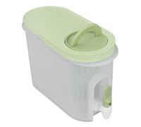 Dispenser per Bevande in Plastica con Rubinetto, 3,9 Litri, Verde, Contenitore per Limonata e Succhi