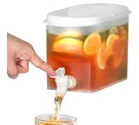 Dispenser per bevande in plastica da 3, 5 litri con rubinetto, brocca per succo da frigorifero di capacità, essenziale per l'estate per le feste, uso quotidiano
