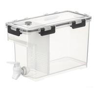 Dispenser per bevande in polipropilene 3.5L resistente al calore | Rubinetto a prova di perdite, doppia guarnizione in silicone, capacità 3,5 l, essenziale per feste