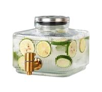 Dispenser per bevande in vetro di grandi dimensioni per servire automaticamente il contenitore dell'acqua prodotto per la folla con componente rimovibile igienico Dispenser di acqua di facile pulizia