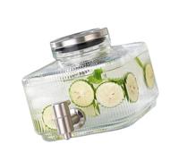 Dispenser per bevande in vetro di grandi dimensioni per servire automaticamente il contenitore dell'acqua prodotto per la folla con componente rimovibile igienico Bottiglia d'acqua in vetro ad alta