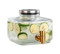 Dispenser per bevande in vetro di grandi dimensioni per servire automaticamente il contenitore dell'acqua prodotto per la folla con componente rimovibile igienico Bottiglia d'acqua in vetro ad alta