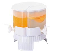 Dispenser per bevande per frigorifero - per acqua fredda - Contenitore per per acqua - Contenitore per bevande di grande capacità | per tè, limonata, latte, facile da versare, conservazi