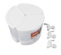 Dispenser per bevande rotante SustVita con 3 scomparti rimovibili per banconi della, un bollitore freddo per il frigorifero per mantenere le bevande fresche, design a 3 griglie