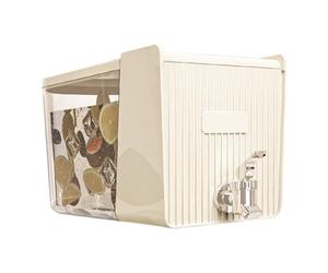 Dispenser Per Bevande, Rubinetto A Tenuta Stagna, Dispenser Per Bevande Da 28,5x15,5x14 Cm Per Frigorifero, Contenitore Per Di Grandi Dimensioni, Grande Capacità, Per Tè Freddo, Succo,