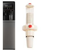 Dispenser Per Bicchieri A Parete,Organizer a Pressione - Supporto per Bicchieri da Distributore Acqua | Per uso domestico e professionale casa cucina angolo caffè pausa ufficio ospedale scuola palestr